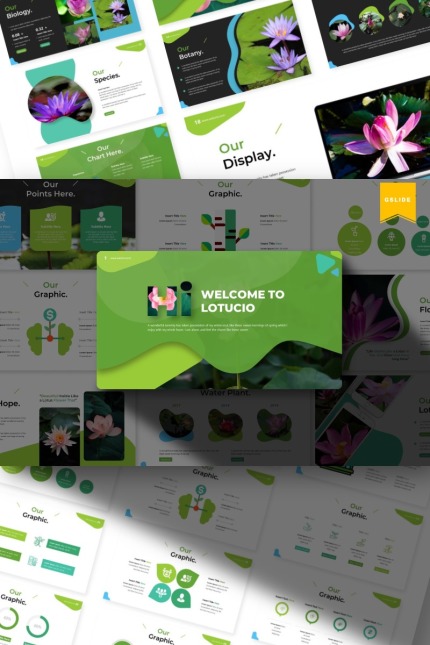 Kit Graphique #84861 Lotus Fleur Divers Modles Web - Logo template Preview