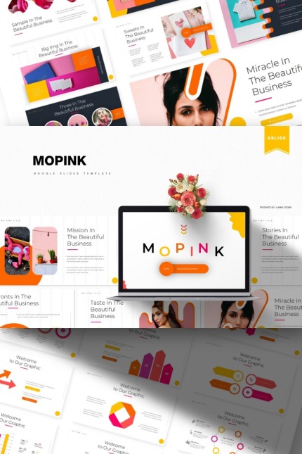 Kit Graphique #84870 Pink Fond Divers Modles Web - Logo template Preview