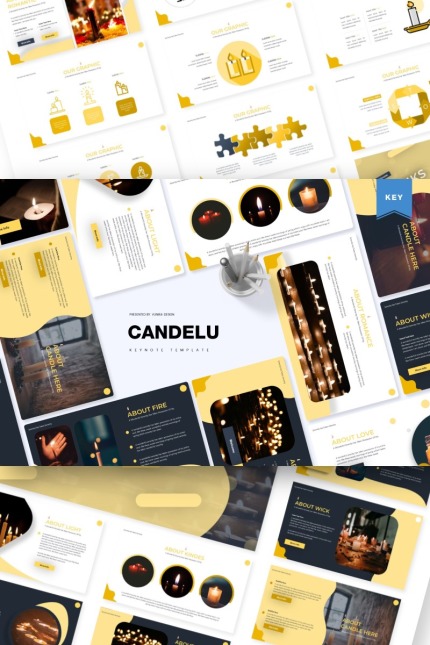 Kit Graphique #84886 Flame Bougie Divers Modles Web - Logo template Preview