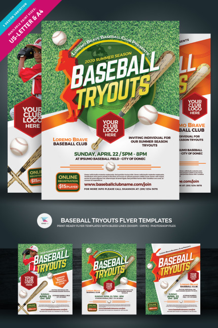 Kit Graphique #84981 Ad Baseball Divers Modles Web - Logo template Preview