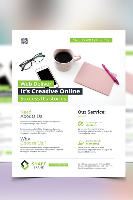 Kit Graphique #85103 Prospectus Entreprise Divers Modles Web - Logo template Preview