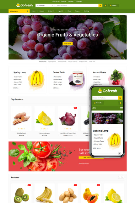 Kit Graphique #85124 Fruits Restaurant Divers Modles Web - Logo template Preview