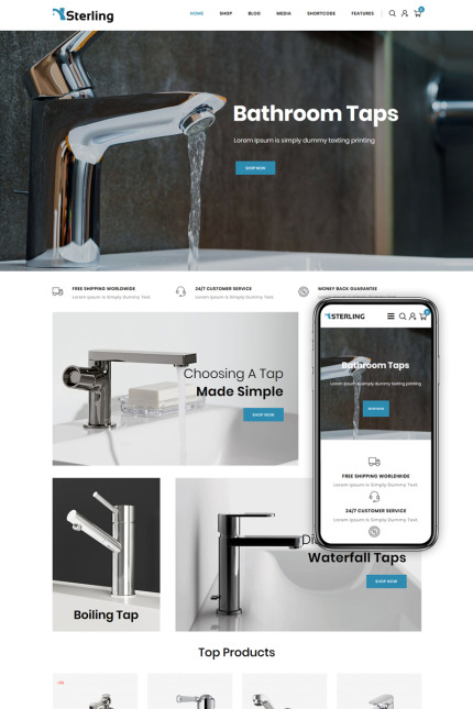 Kit Graphique #85157 Bathroom Plumber Divers Modles Web - Logo template Preview