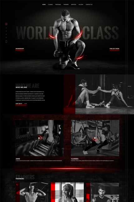 Kit Graphique #85240 Training Gym Divers Modles Web - Logo template Preview