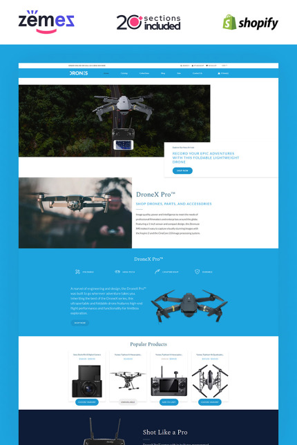 Kit Graphique #85247 Drone Drones Divers Modles Web - Logo template Preview