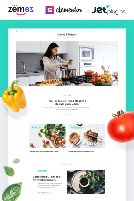 Kit Graphique #85260 Food Blog Divers Modles Web - Logo template Preview