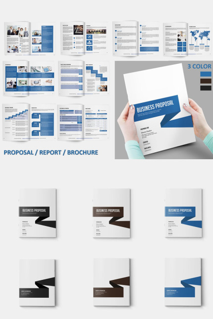 Kit Graphique #85298 Proposal Template Divers Modles Web - Logo template Preview