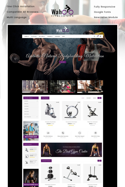 Kit Graphique #85322 Fitness Gym Divers Modles Web - Logo template Preview