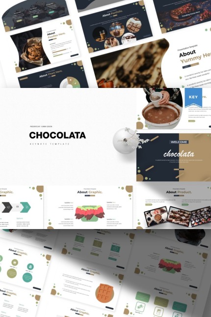 Kit Graphique #85348 Chocolate Doux Divers Modles Web - Logo template Preview