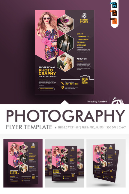 Kit Graphique #85357 Photographie Prospectus Divers Modles Web - Logo template Preview