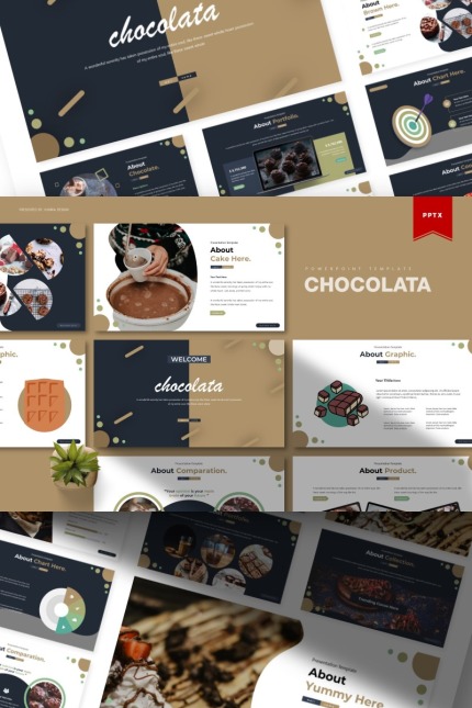 Kit Graphique #85379 Chocolate Doux Divers Modles Web - Logo template Preview