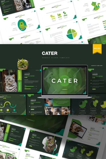 Kit Graphique #85388 Cat Mignon Divers Modles Web - Logo template Preview