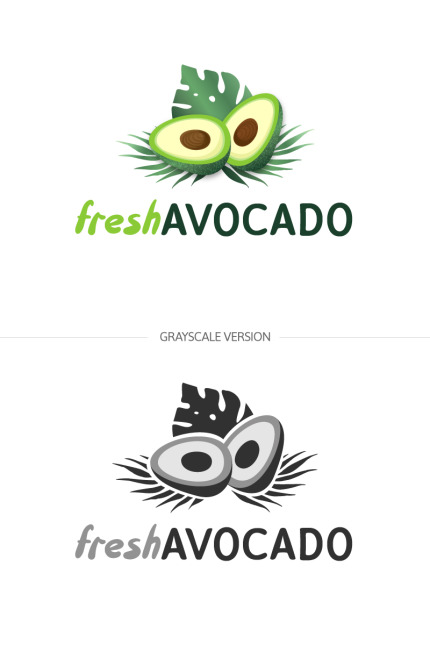 Kit Graphique #85411 Avocado Jus Divers Modles Web - Logo template Preview