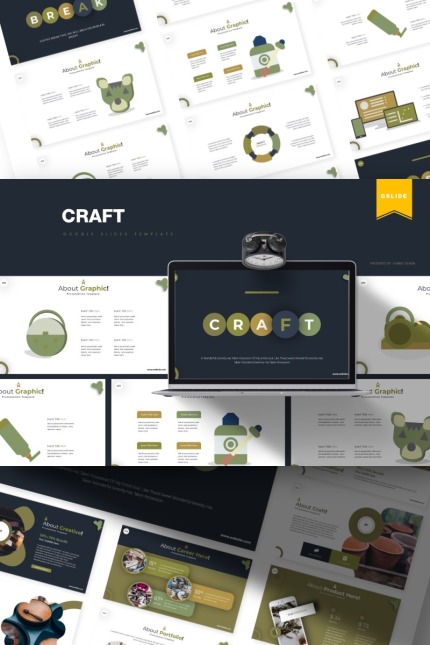 Kit Graphique #85447 Craft Background Divers Modles Web - Logo template Preview