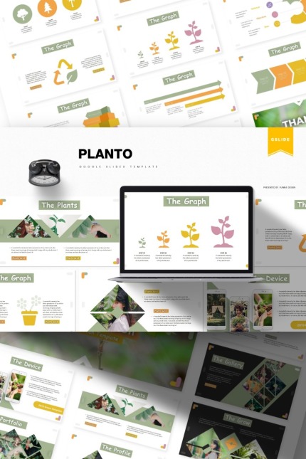 Kit Graphique #85449 Plant Vert Divers Modles Web - Logo template Preview