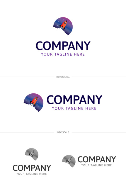 Kit Graphique #85471 Rocket Purple Divers Modles Web - Logo template Preview