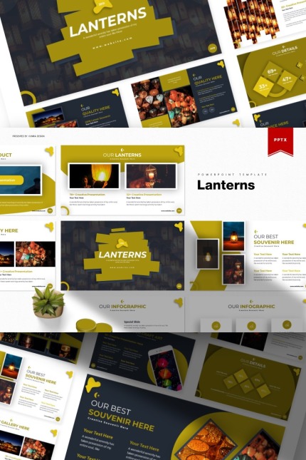 Kit Graphique #85522 Lantern Background Divers Modles Web - Logo template Preview