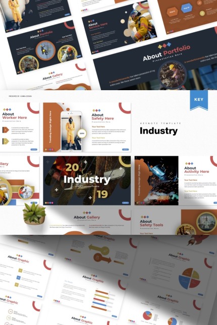 Kit Graphique #85536 Industrial Factory Divers Modles Web - Logo template Preview