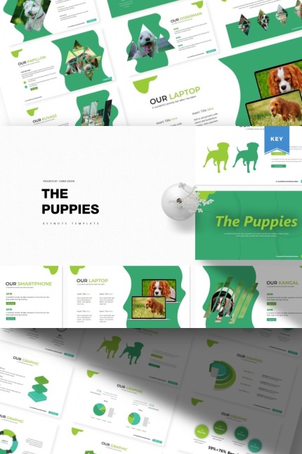Kit Graphique #85547 Chien Animal Divers Modles Web - Logo template Preview