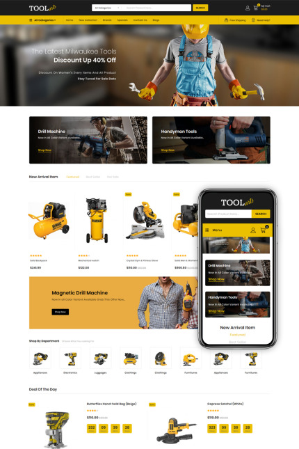 Kit Graphique #85560 Power Tools Divers Modles Web - Logo template Preview