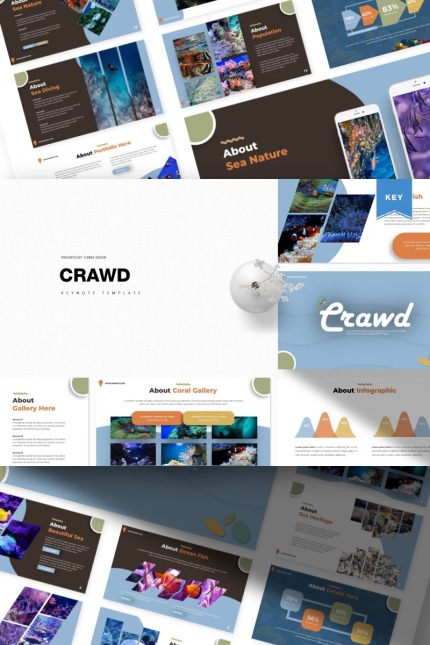 Kit Graphique #85588 Ocean Sea Divers Modles Web - Logo template Preview