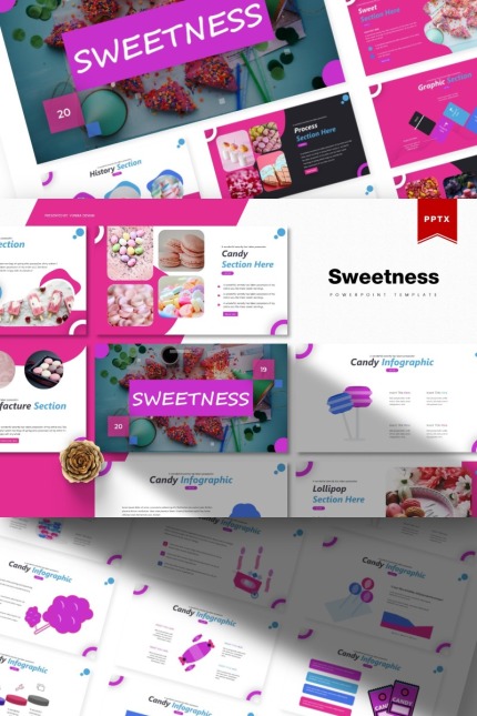 Kit Graphique #85603 Sweet Alimentation Divers Modles Web - Logo template Preview