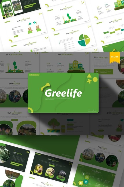 Kit Graphique #85660 Green Environnement Divers Modles Web - Logo template Preview