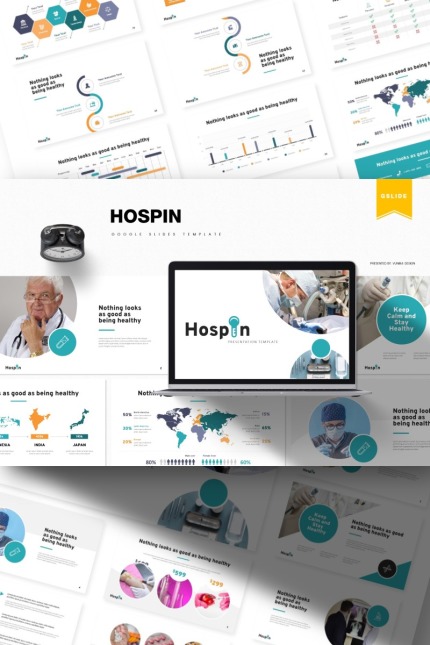 Kit Graphique #85662 Hospital Mdical Divers Modles Web - Logo template Preview