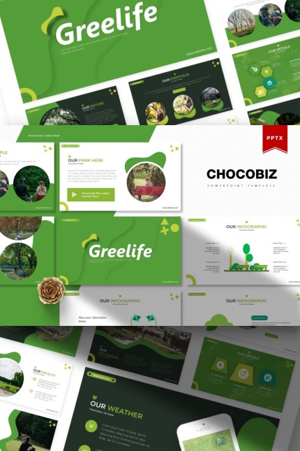 Kit Graphique #85685 Green Environnement Divers Modles Web - Logo template Preview