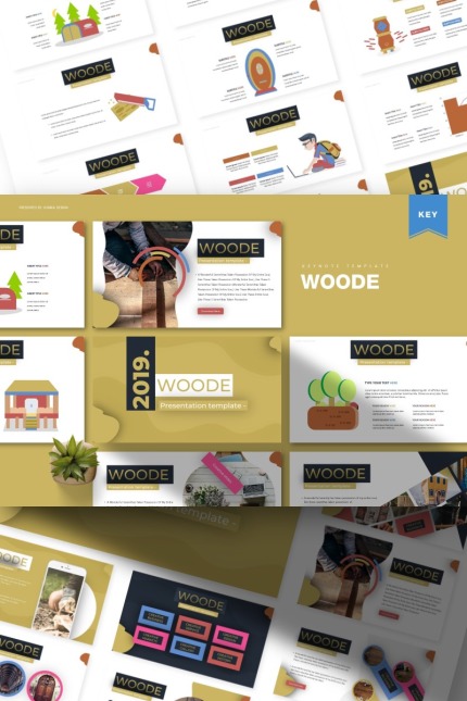 Kit Graphique #85705 Wood Fond Divers Modles Web - Logo template Preview