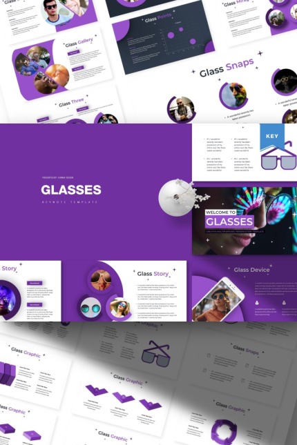 Kit Graphique #85712 Glasses Mode Divers Modles Web - Logo template Preview