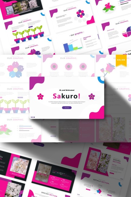 Kit Graphique #85741 Sakura Fleur Divers Modles Web - Logo template Preview