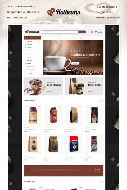 Kit Graphique #85784 Coffee Bakery Divers Modles Web - Logo template Preview