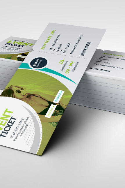 Kit Graphique #85823 Ticket vnement Divers Modles Web - Logo template Preview