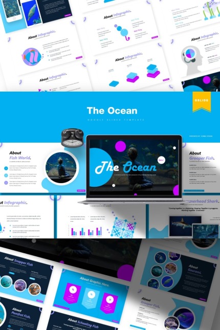 Kit Graphique #85833 Ocean Mer Divers Modles Web - Logo template Preview
