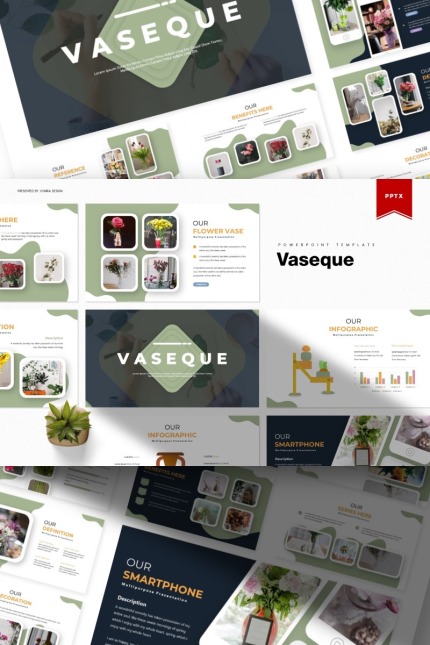 Kit Graphique #85876 Vase Dcoration Divers Modles Web - Logo template Preview