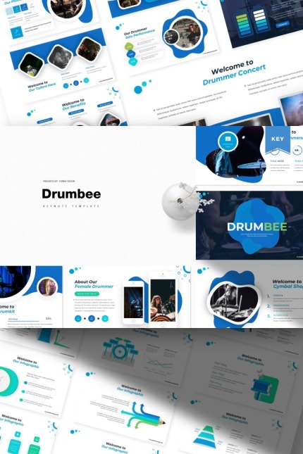 Kit Graphique #85889 Music Tambourmer Divers Modles Web - Logo template Preview