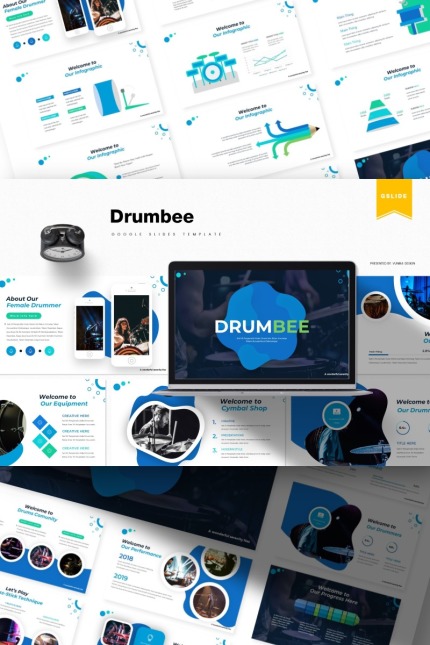 Kit Graphique #85926 Music Tambourmer Divers Modles Web - Logo template Preview