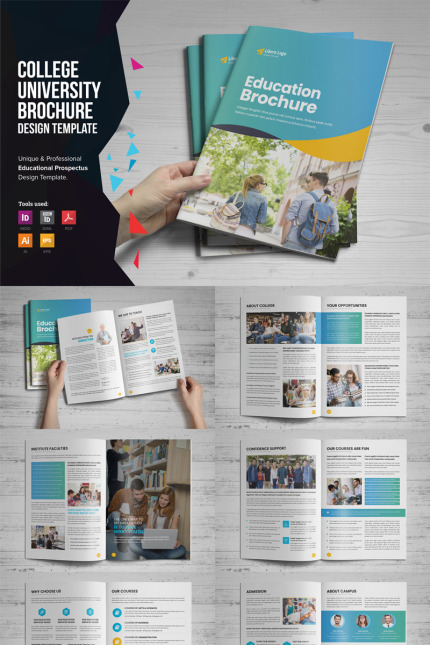 Kit Graphique #85956 Education Brochure Divers Modles Web - Logo template Preview