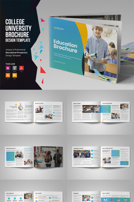 Kit Graphique #85966 Education Brochure Divers Modles Web - Logo template Preview