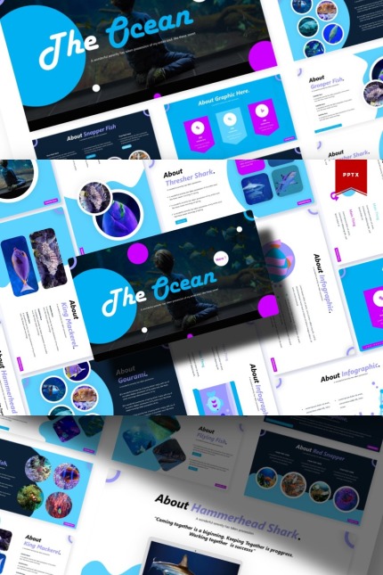 Kit Graphique #85990 Ocean Mer Divers Modles Web - Logo template Preview