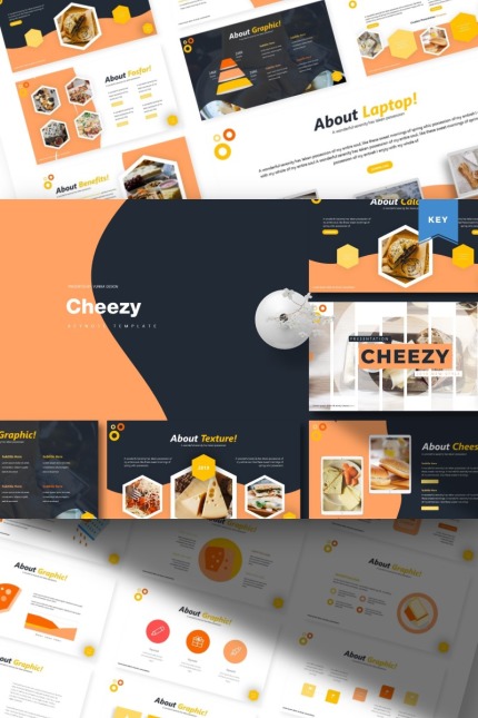 Kit Graphique #86022 Cheese Alimentation Divers Modles Web - Logo template Preview