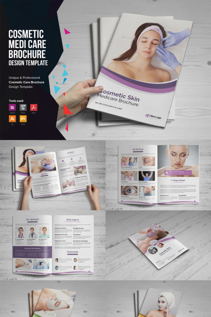 Kit Graphique #86036 Brochure Cosmetic Divers Modles Web - Logo template Preview