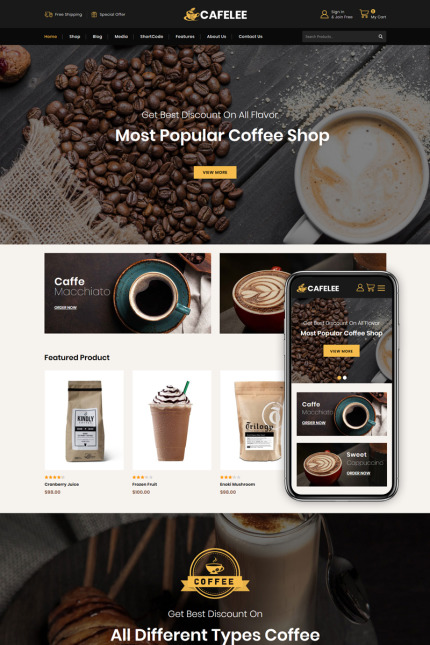 Kit Graphique #86038 Coffee Chocolate Divers Modles Web - Logo template Preview