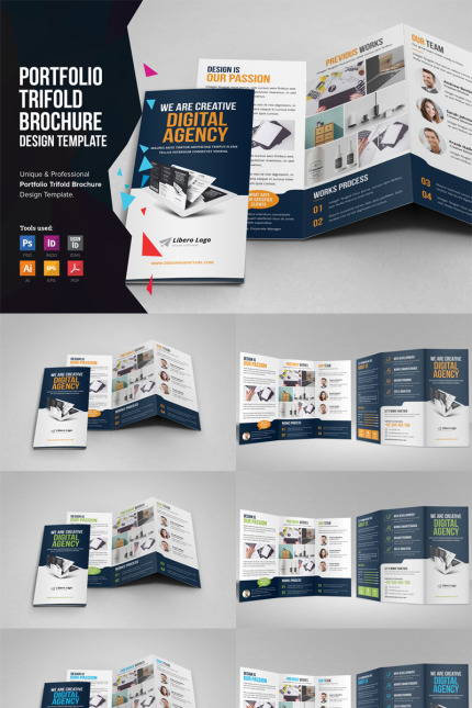 Kit Graphique #86059 Creative Agency Divers Modles Web - Logo template Preview