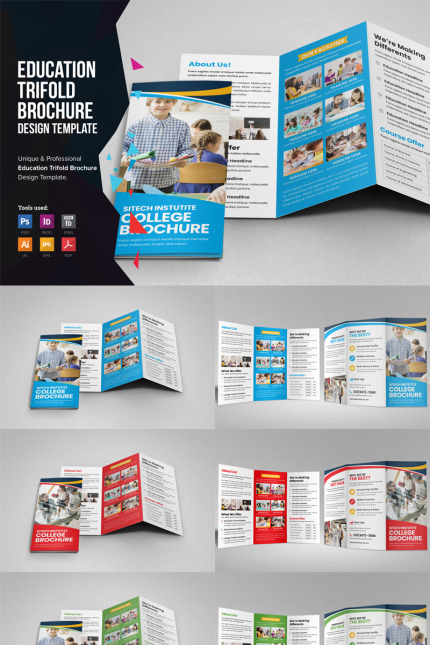 Kit Graphique #86065 Education Brochure Divers Modles Web - Logo template Preview