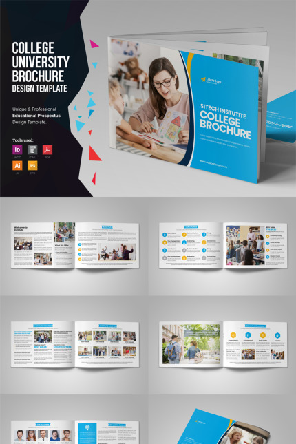 Kit Graphique #86067 Education Brochure Divers Modles Web - Logo template Preview