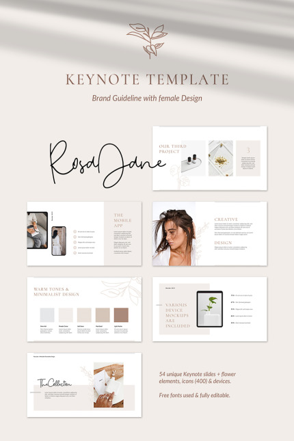 Kit Graphique #86098 Keynote Presentation Divers Modles Web - Logo template Preview