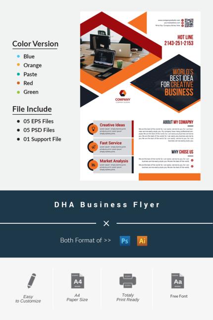 Kit Graphique #86136 Flyer Entreprise Divers Modles Web - Logo template Preview