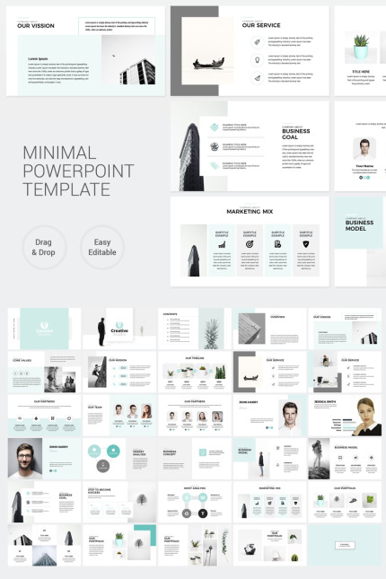 Kit Graphique #86142 Modern Powerpoint Divers Modles Web - Logo template Preview